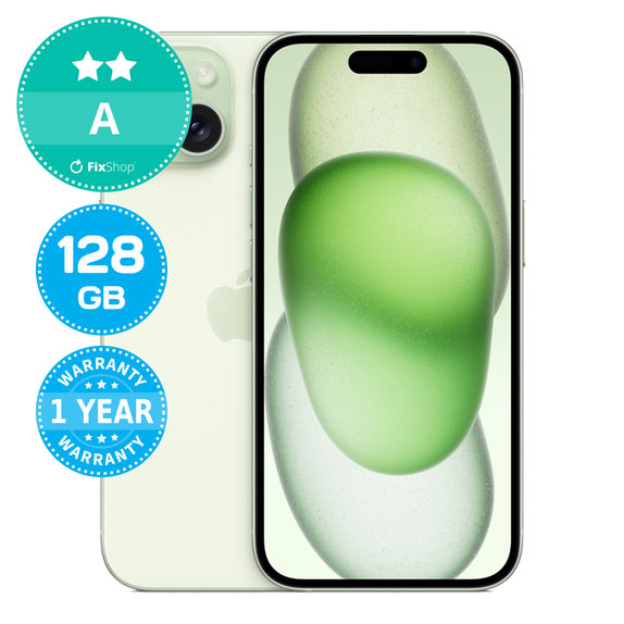 Apple iPhone 15 Green 128GB A Recondi?ionat