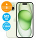 Apple iPhone 15 Green 512GB B Recondi?ionat