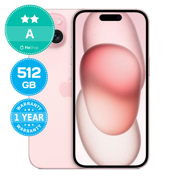 Apple iPhone 15 Pink 512GB A Recondi?ionat