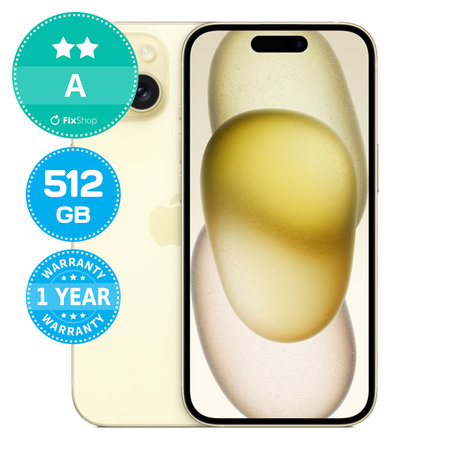 Apple iPhone 15 Yellow 512GB A Recondi?ionat