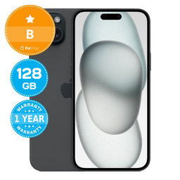 Apple iPhone 15 Plus Black 128GB B Recondi?ionat