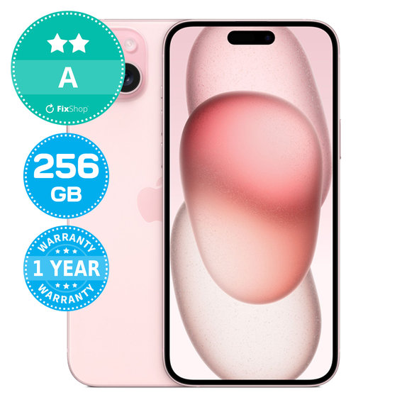 Apple iPhone 15 Plus Pink 256GB A Recondi?ionat