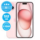 Apple iPhone 15 Plus Pink 512GB A+ Recondi?ionat