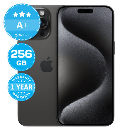 Apple iPhone 15 Pro Max Black Titanium 256GB A+ Recondi?ionat