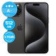 Apple iPhone 15 Pro Max Black Titanium 512GB A+ Recondi?ionat