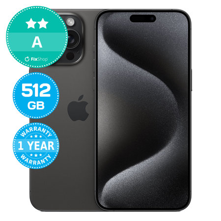 Apple iPhone 15 Pro Max Black Titanium 512GB A Recondi?ionat