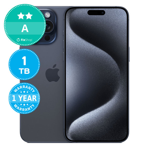 Apple iPhone 15 Pro Max Blue Titanium 1TB A Recondi?ionat