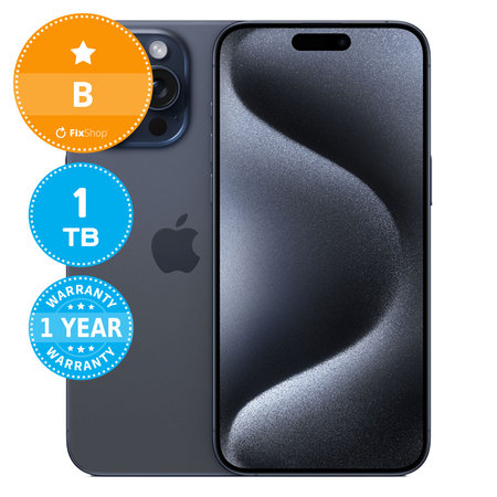 Apple iPhone 15 Pro Max Blue Titanium 1TB B Recondi?ionat