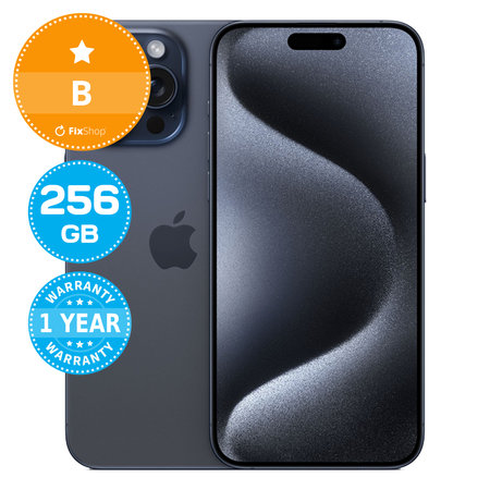Apple iPhone 15 Pro Max Blue Titanium 256GB B Recondi?ionat