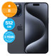 Apple iPhone 15 Pro Max Blue Titanium 512GB B Recondi?ionat