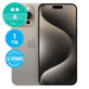 Apple iPhone 15 Pro Max Natural Titanium 1TB A Recondi?ionat