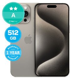 Apple iPhone 15 Pro Max Natural Titanium 512GB A Recondi?ionat