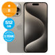 Apple iPhone 15 Pro Max Natural Titanium 512GB B Recondi?ionat