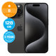 Apple iPhone 15 Pro Black Titanium 128GB B Recondi?ionat