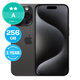 Apple iPhone 15 Pro Black Titanium 256GB A Recondi?ionat