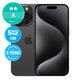Apple iPhone 15 Pro Black Titanium 512GB A Recondi?ionat