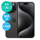 Apple iPhone 15 Pro Black Titanium 512GB A Recondi?ionat