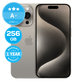 Apple iPhone 15 Pro Natural Titanium 256GB A+ Recondi?ionat