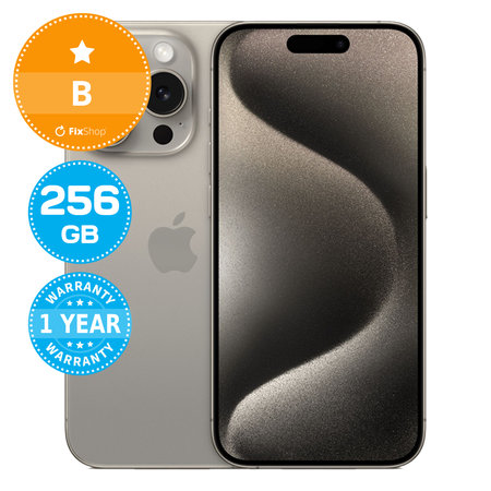 Apple iPhone 15 Pro Natural Titanium 256GB B Recondi?ionat