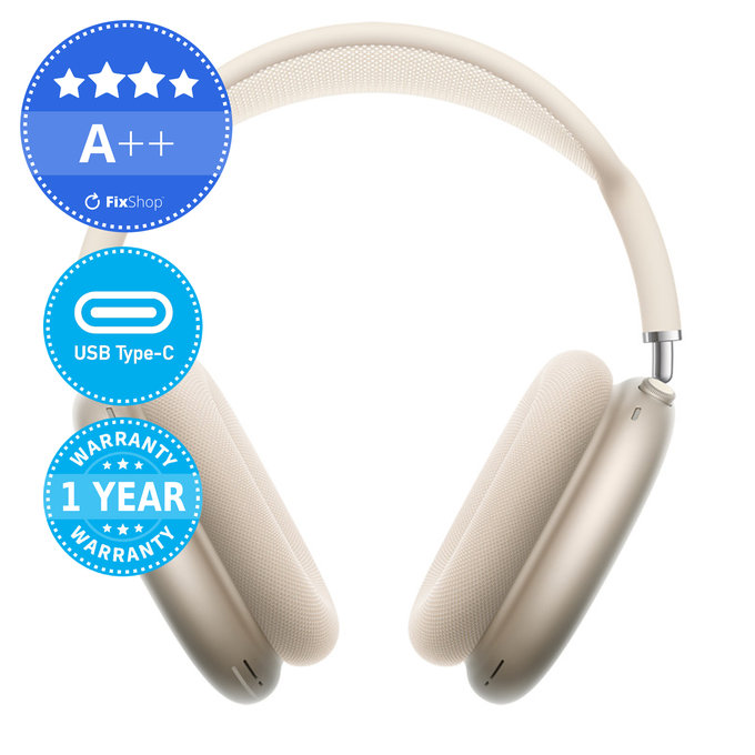 Apple AirPods Max (USB-C) - Starlight A++ Recondiționat