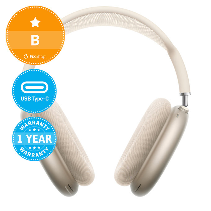 Apple AirPods Max (USB-C) - Starlight B Recondiționat