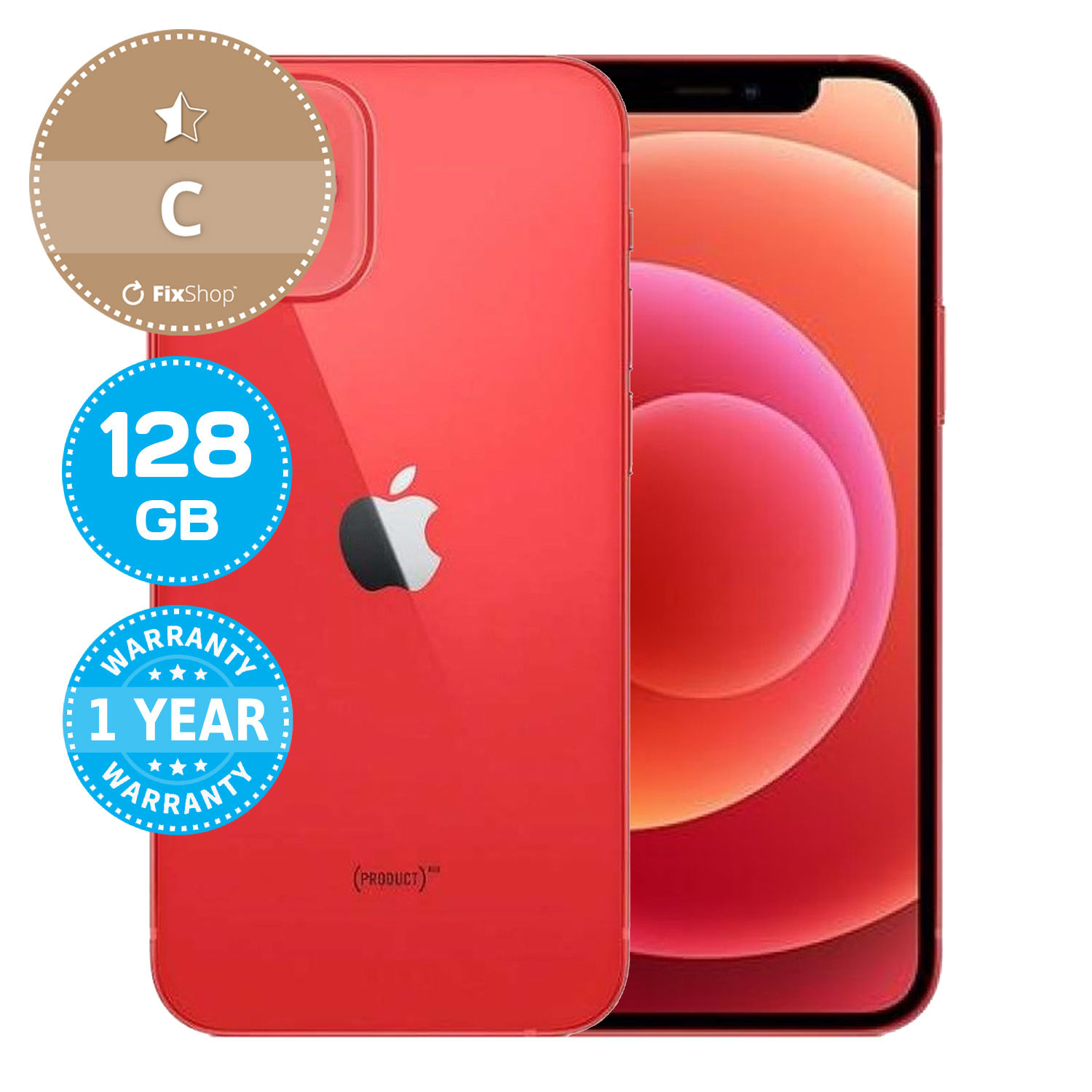 Apple iPhone 12 Mini (PRODUCT)RED 128GB C Recondiționat | FixShop