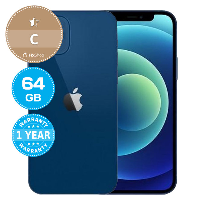 Apple iPhone 12 Blue 64GB C Recondiționat