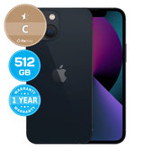 Apple iPhone 13 Mini Midnight 512GB C Recondiționat