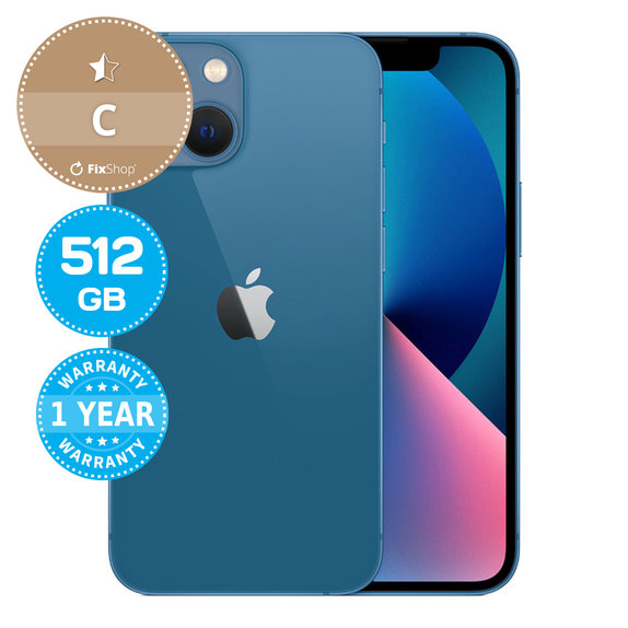 Apple iPhone 13 Mini Blue 512GB C Recondiționat