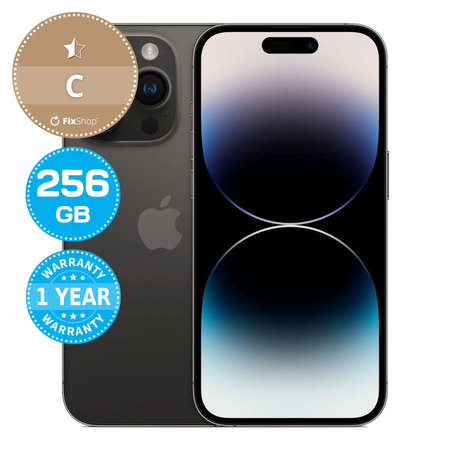 Apple iPhone 14 Pro Space Black 256GB C Recondiționat