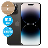 Apple iPhone 14 Pro Max Space Black 512GB C Recondiționat