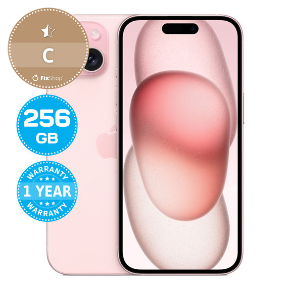 Apple iPhone 15 Pink 256GB C Recondi?ionat