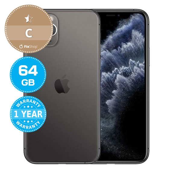 Apple iPhone 11 Pro Space Gray 64GB C Recondiționat