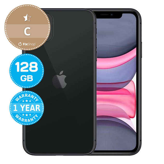 Apple iPhone 11 Black 128GB C Recondiționat