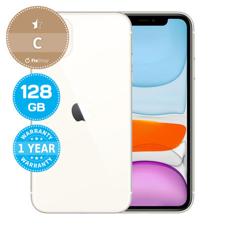 Apple iPhone 11 White 128GB C Recondiționat
