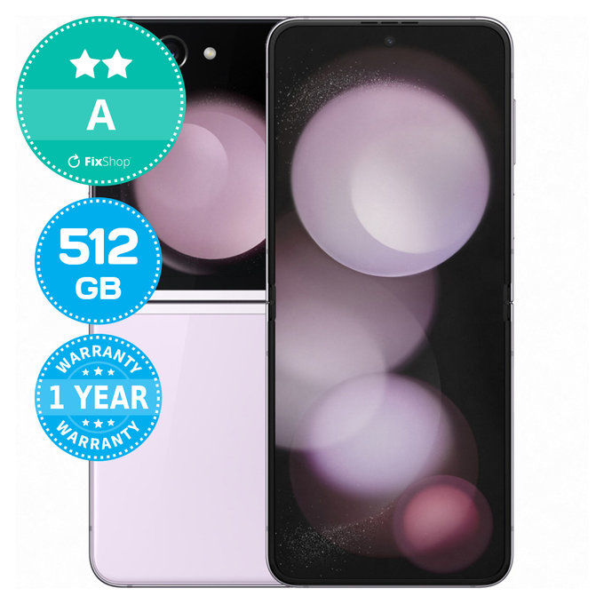 Samsung Galaxy Z Flip 5 F731B Lavender 512GB A Recondiționat