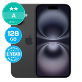 Apple iPhone 16 Black 128GB A Recondi?ionat