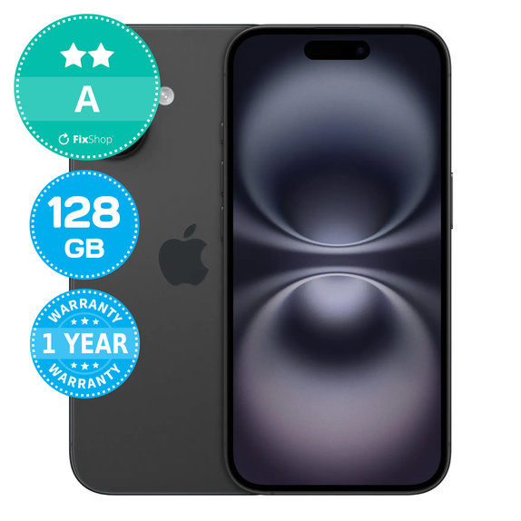Apple iPhone 16 Black 128GB A Recondi?ionat