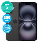 Apple iPhone 16 Black 256GB A Recondi?ionat