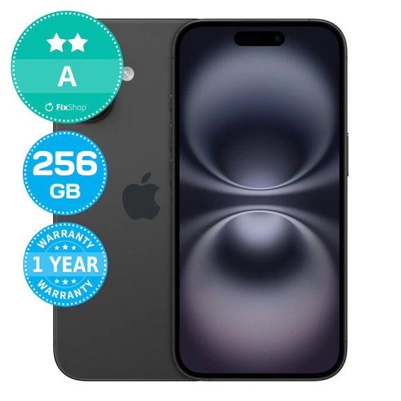 Apple iPhone 16 Black 256GB A Recondi?ionat