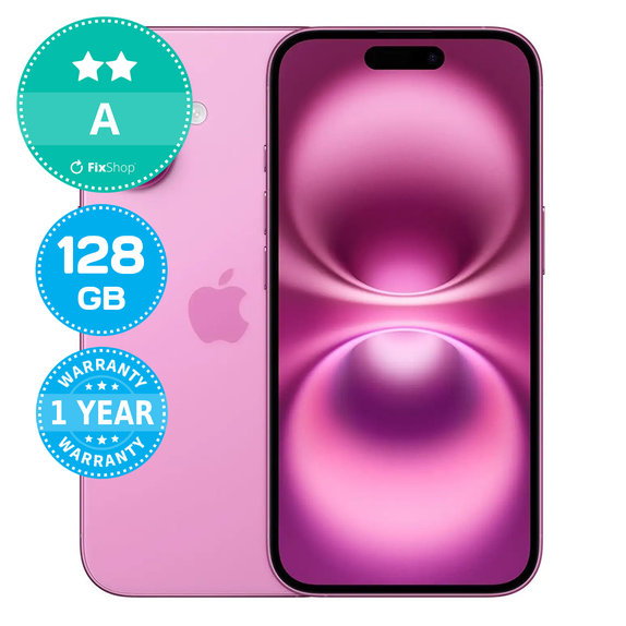 Apple iPhone 16 Pink 128GB A Recondi?ionat