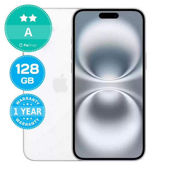 Apple iPhone 16 Plus White 128GB A Recondi?ionat