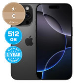 Apple iPhone 16 Pro Black Titanium 512GB C Recondi?ionat