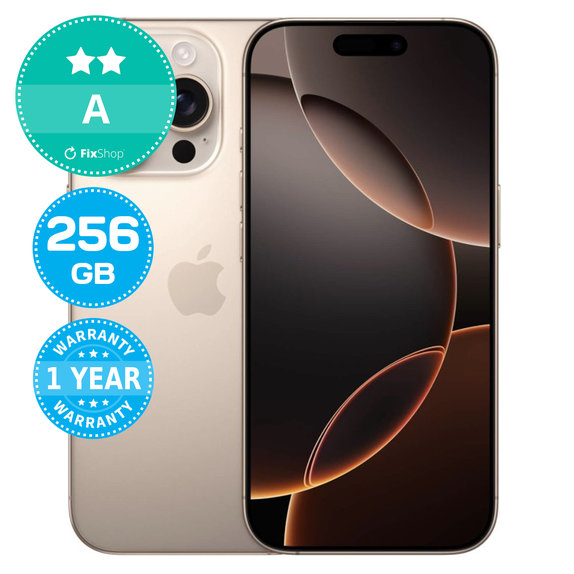 Apple iPhone 16 Pro Desert Titanium 256GB A Recondi?ionat