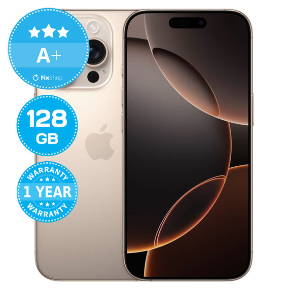 Apple iPhone 16 Pro Desert Titanium 128GB A+ Recondi?ionat