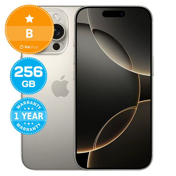 Apple iPhone 16 Pro Natural Titanium 256GB B Recondi?ionat
