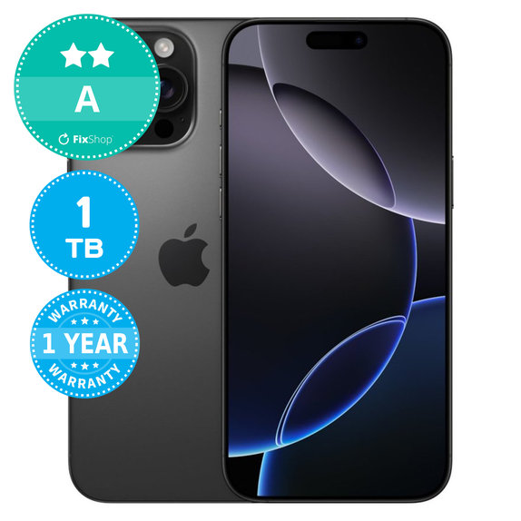 Apple iPhone 16 Pro Max Black Titanium 1TB A Recondi?ionat