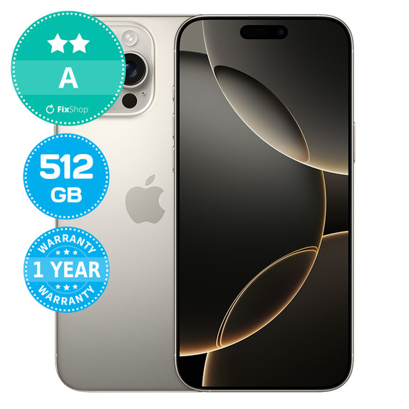Apple iPhone 16 Pro Max Natural Titanium 512GB A Recondi?ionat