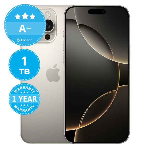 Apple iPhone 16 Pro Max Natural Titanium 1TB A+ Recondi?ionat