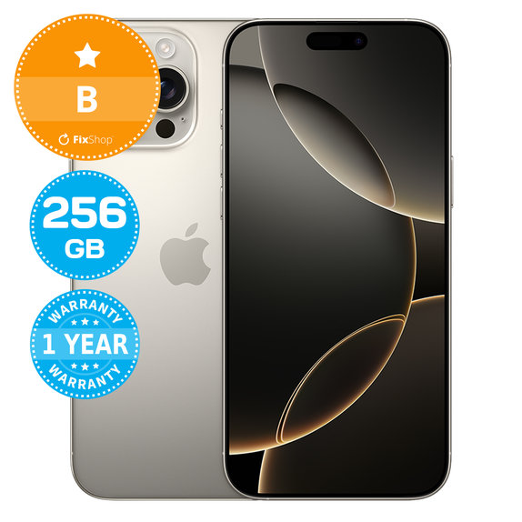 Apple iPhone 16 Pro Max Natural Titanium 256GB B Recondi?ionat